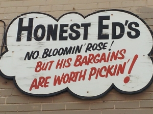 Honest Ed-Bloomin rose
